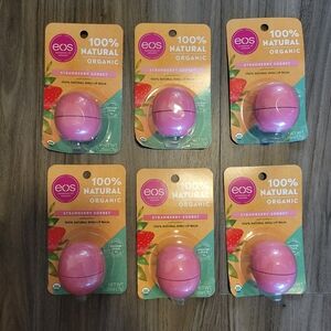 EOS 6-Pack Organic Strawberry Sorbet Natural Shea Lip Balm